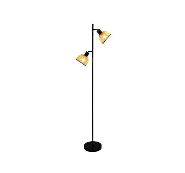 FLOOR LIGHT CORBO 2XE27 BAMBOO