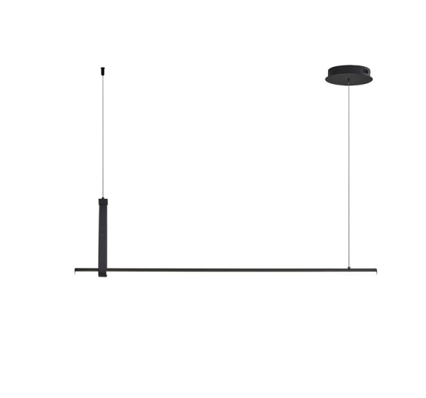 LUMINAIRE PENDANT 20W LED BLACK 1200LM