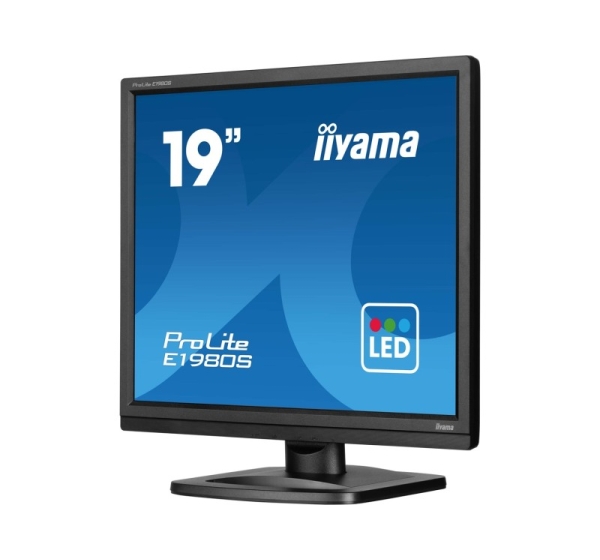 iiyama ProLite E1980S-B1 computer monitor 48.3 cm (19") 1280 x 1024 pixels VGA LED Black