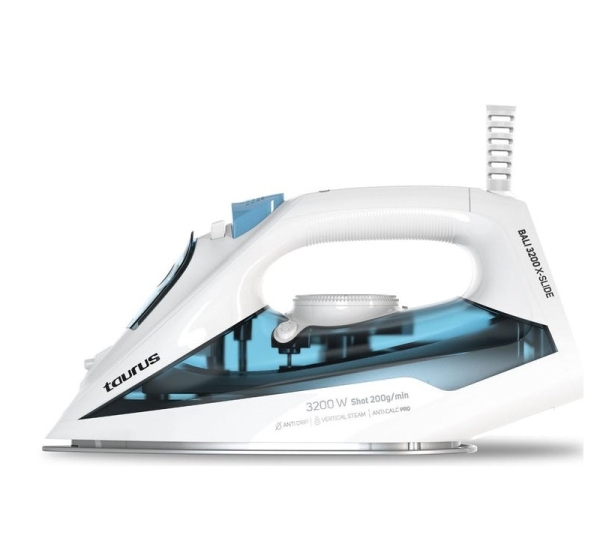 Taurus BALI 3200 X-SLIDE Dry & Steam iron Ceramic soleplate 3200 W Blue, White
