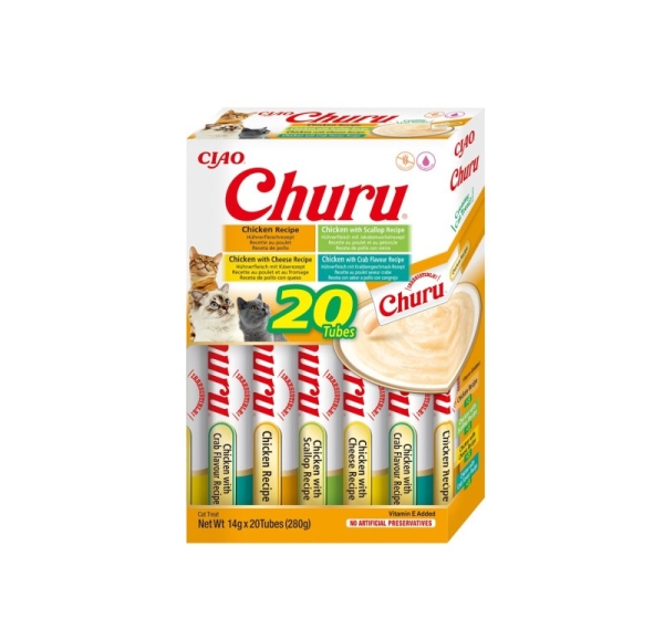 INABA Churu Variety box Chicken - cat treats - 20 x 14g
