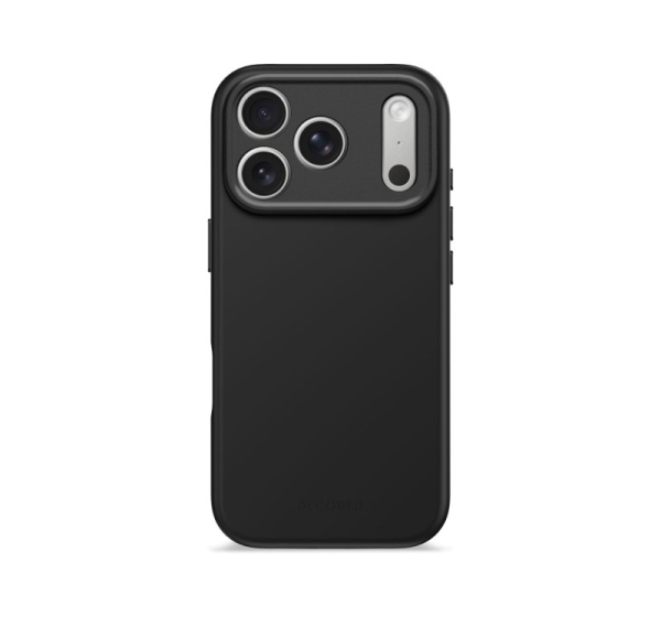 Decoded Silicone Backcover Apple iPhone 17 Pro Phantom Black mobile phone case 16 cm (6.3") Cover
