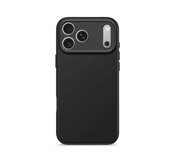 Decoded Silicone Backcover Apple iPhone 17 Pro Max Phantom Black mobile phone case 17.5 cm (6.9") Cover