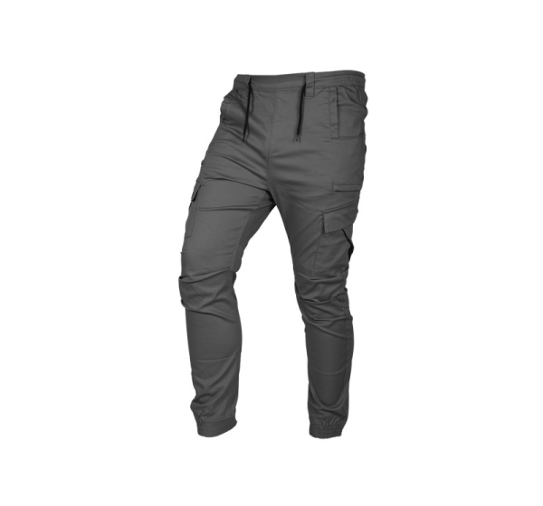 Spodnie robocze OUTDOOR, typu jogger, szare, rozmiar XS