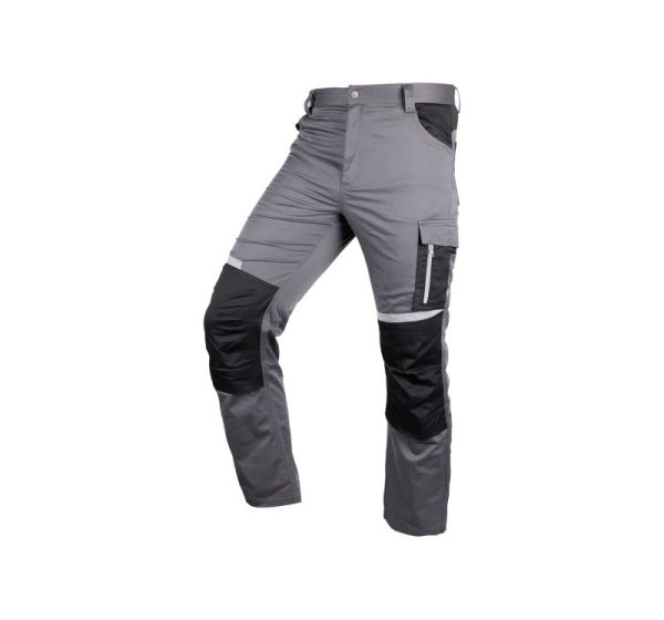 Spodnie robocze Mix&Match, szaro-czarne, rozmiar S