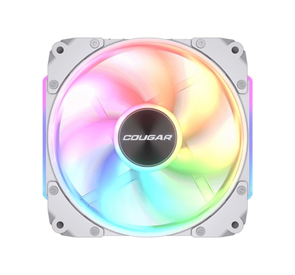 COUGAR Case Fan Apolar 120 ARGB, Reverse Blade, White