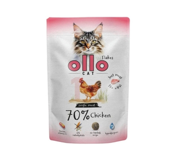 OLLO Cat No. 1 Chicken Mono - wet cat food - 85g