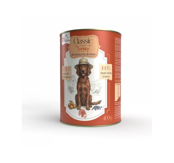 SYTA MICHA Classic Mono Turkey with mango - wet dog food - 400g