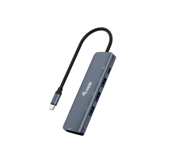 Equip USB-C 5 in 1 MULTIFUNCTIONAL Adapter, HDMI, USB 3.2 GEN1, 100W USB PD