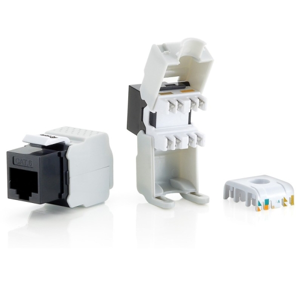 Equip Cat.6 Unshielded Keystone Jack Toolfree