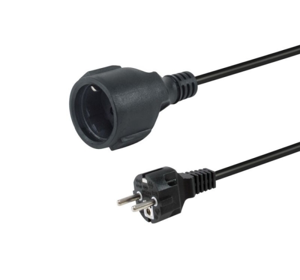 Equip 112183 power cable Black 10 m CEE7/7 CEE7/3