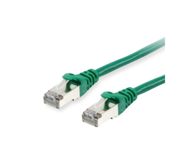 Equip Cat.6A S/FTP Patch Cable, Green, 25m