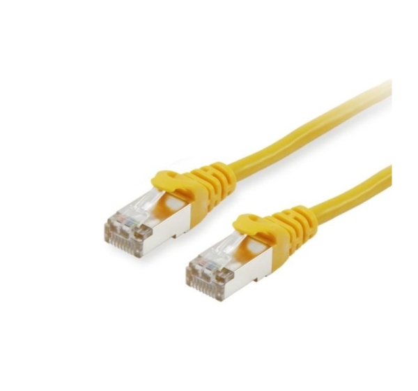 Equip Cat.6A S/FTP Patch Cable, Yellow, 25m