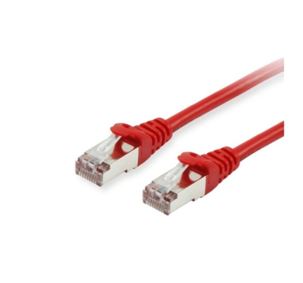 Equip Cat.6A S/FTP Patch Cable, Red, 25m
