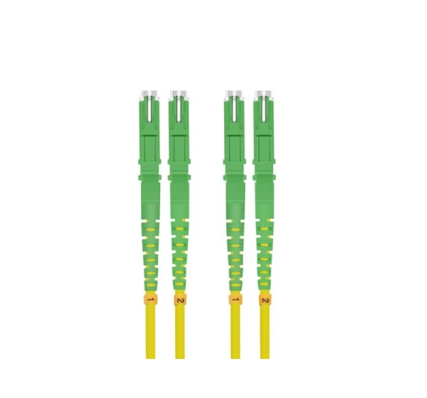 Helos 254650 InfiniBand/fibre optic cable 0.5 m E-2000 (LSH) E-2000/APC Yellow