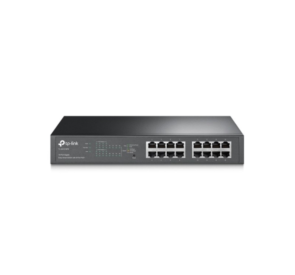 TP-Link TL-SG1016PE network switch Managed L2 Gigabit Ethernet (10/100/1000) Power over Ethernet (PoE) Black
