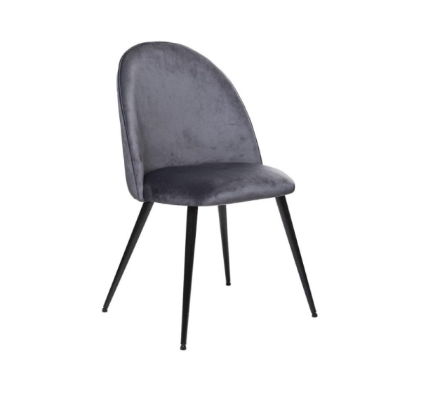DINING CHAIR SLANO GREY 54X52X84