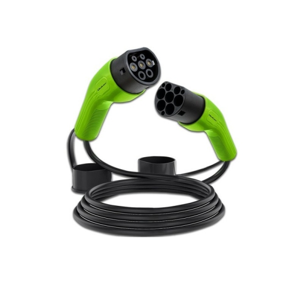 Qoltec 52472 electric vehicle charging cable Black Type 2 5 m