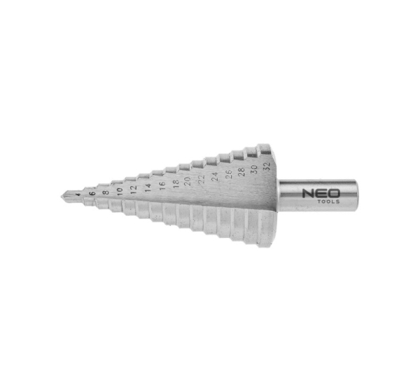 Wiertło stopniowe, 4-32 mm