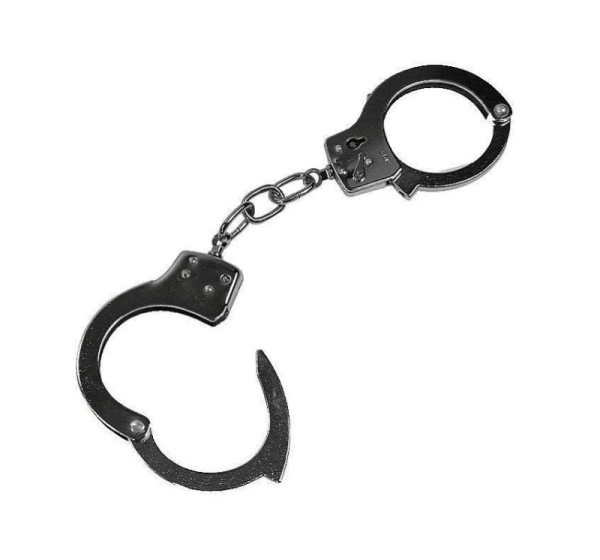MIL-TEC MT Chain Handcuffs, Nickel-Plated