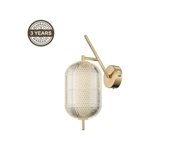 WALL LUMINAIRE LED C2360-1C GOLD