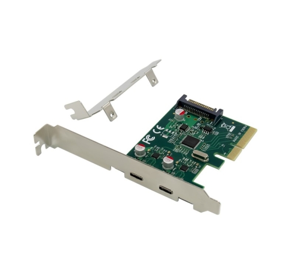 Conceptronic EMRICK 2-Port USB 3.2 Gen 2 Type-C PCIe Card