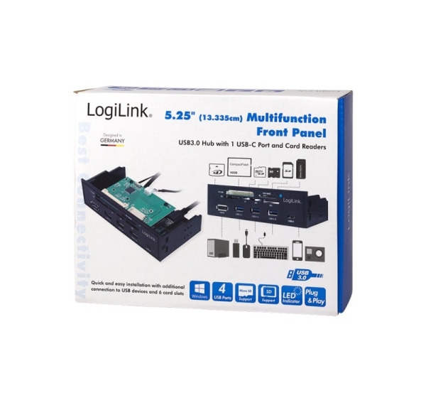 LogiLink UA0341 card reader SATA Internal Black
