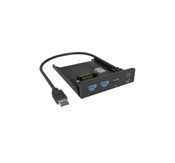 ICY BOX IB-HUB1419-i3 8.89 cm (3.5") Black