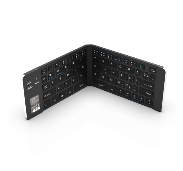 Inca IBK-579BT keyboard Home Bluetooth Metallic, Silver