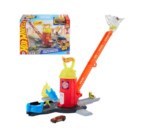 Hot Wheels City Super Fire Station Rescue