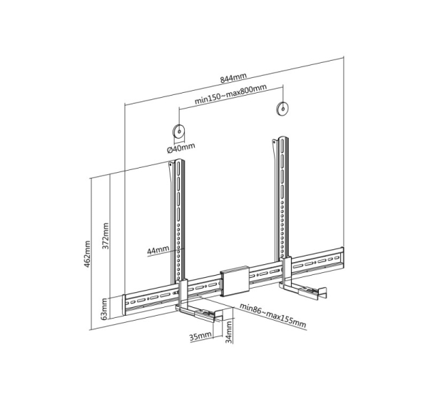 Equip Universal Soundbar Mount