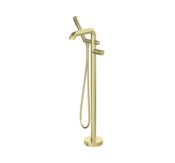 Freestanding bath tap with shower set