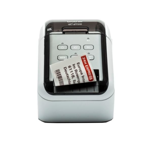 Brother QL-810W label printer Direct thermal Colour 300 x 600 DPI 176 mm/sec Wired & Wireless DK Wi-Fi