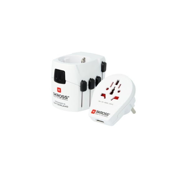 Skross PRO – World & USB White