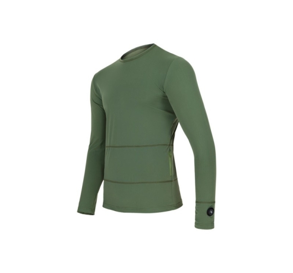 Glovii GJ1CS shirt/top T-shirt Crew neck Long sleeve Elastane, Polyester