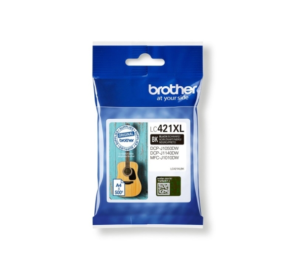 Brother LC-421XLBK ink cartridge 1 pc(s) Original High (XL) Yield Black