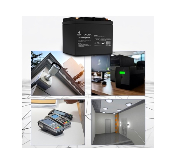 Extralink Accumulator AGM 12V 45Ah maintenance free