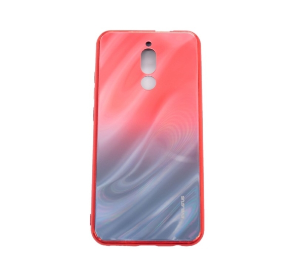 Evelatus Xiaomi Redmi 8 Water Ripple Gradient Color Anti-Explosion Tempered Glass Case Gradient Red-Black