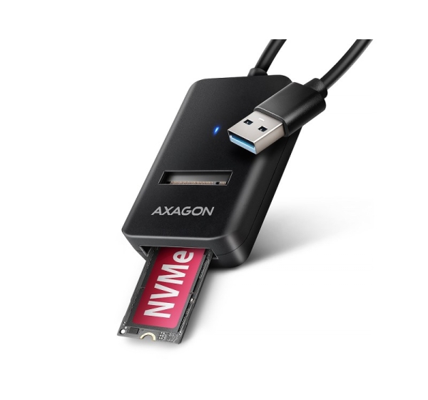 Axagon ADM2-AM USB-A 10Gbps - M.2 NVMe & SATA SSD adapter