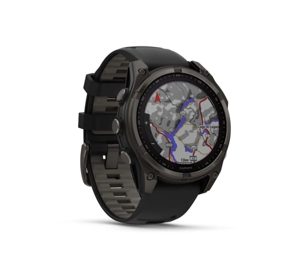 Garmin fenix 8 3.3 cm (1.3") 47 mm Digital 260 x 260 pixels Touchscreen Titanium Wi-Fi GPS (satellite)