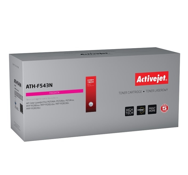 Activejet ATH-F543N toner (replacement for HP 203A HP203A CF543A; CRG 054 M CRG054; Supreme; 1300 pages; magenta)