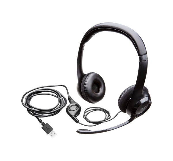 Logitech | Computer headset | H390 | Built-in microphone | USB Type-A | Black