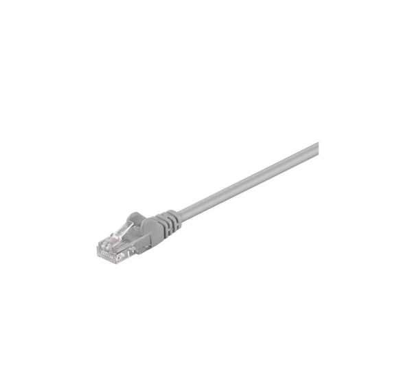 Goobay | CAT 5e patch cable, U/UTP | Grey RJ45 male (8P8C) | RJ45 male (8P8C)