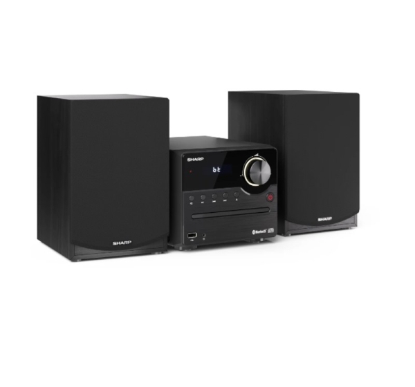 Sharp XL-B512(BK) Hi-Fi Micro System, CD/FM/USB/Bluetooth v5.0, 45W, Black Sharp Hi-Fi Micro System XL-B512(BK)