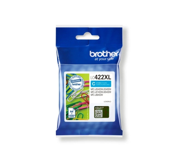 Brother LC422XLC | Ink Cartridge | Cyan