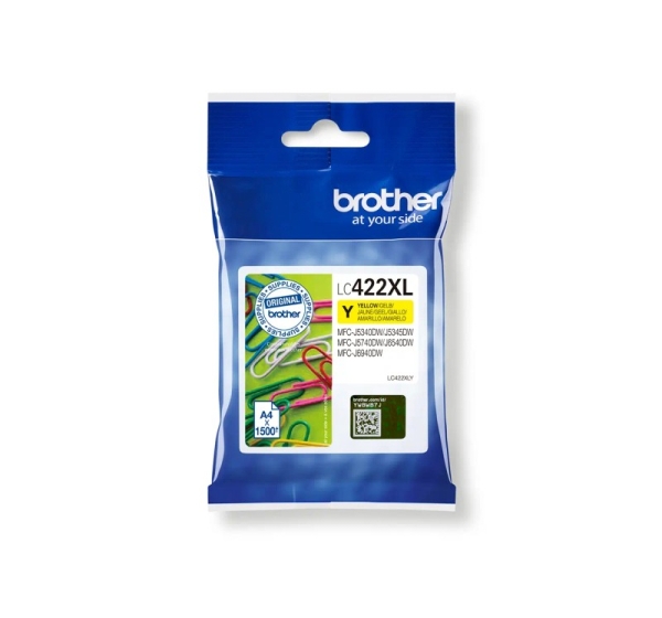 Brother LC422XLY | Ink Cartridge | Yellow