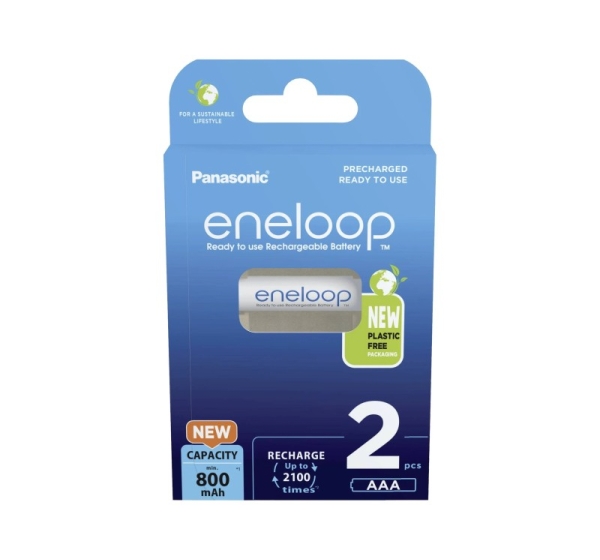 Panasonic | Rechargeable Batteries | ENELOOP BK-4MCDE/2BE | AAA | 800 mAh | 2 pc(s)