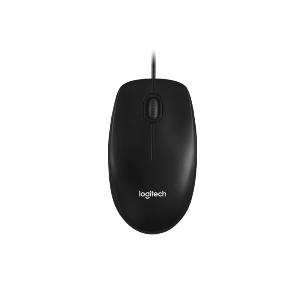 Logitech | Mouse | M100 | Optical mouse | Optical | Wired | Black