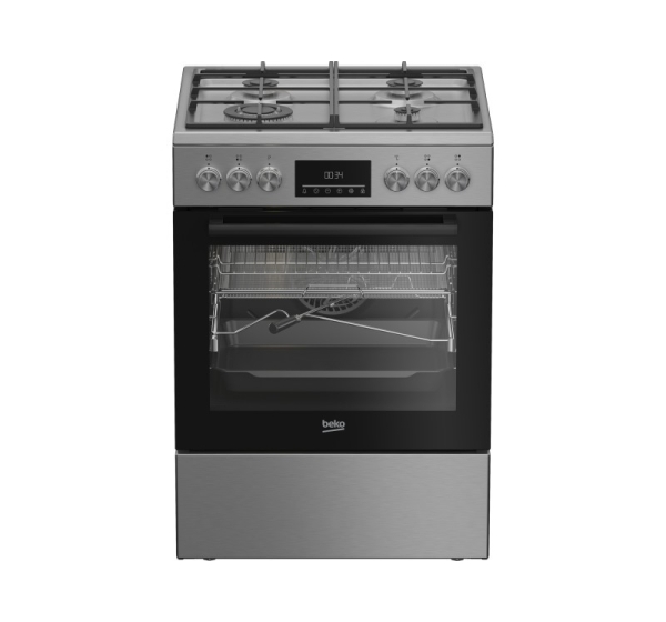 BEKO Cooker FBMA61330GXDT Hob type Gas Oven type Electric