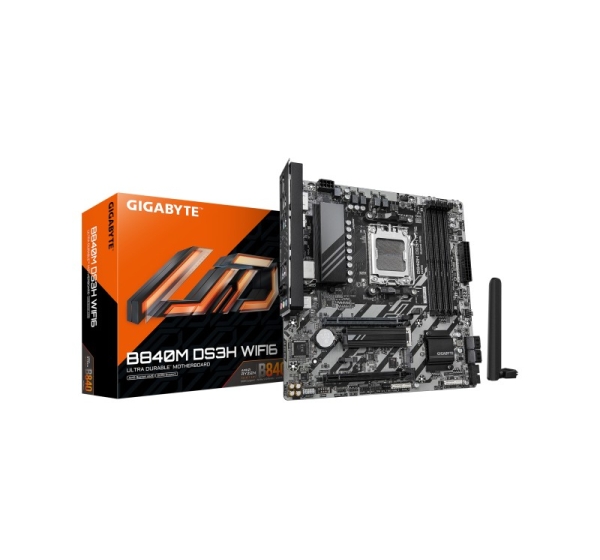 Gigabyte B840M DS3H WIFI6 (rev. 1.1) Processor family AMD Processor socket AM5 DDR5